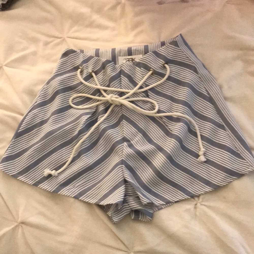 SAILOR STRIPED SHORTS NWT